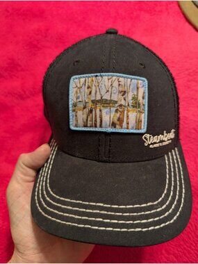Steamboat Springs Colorado Trucker Hat Lance Whitner Aspen Art Patch Snapback